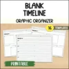 Printable Blank Timeline Graphic Organizer Templates